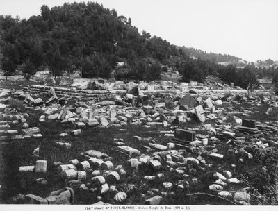 Remains of the Temple of Zeus by Greek